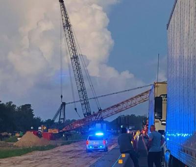 Crane crash