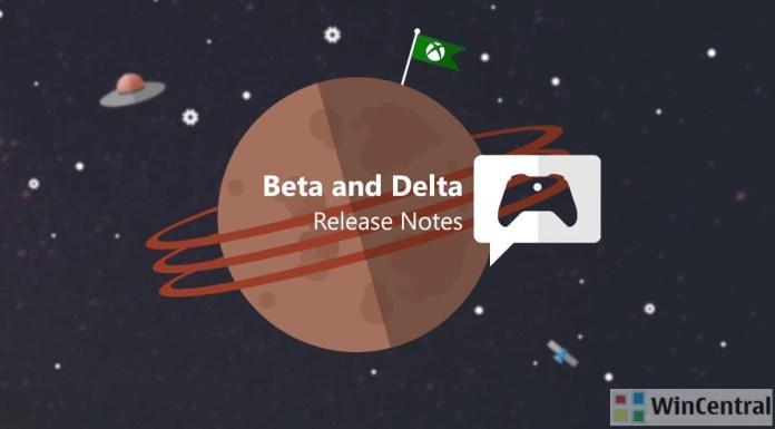 Xbox insider Beta and Delta Ring Release Notes