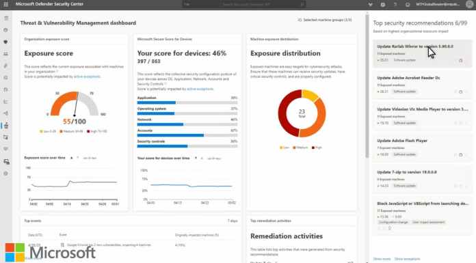 Microsoft Defender Security Center