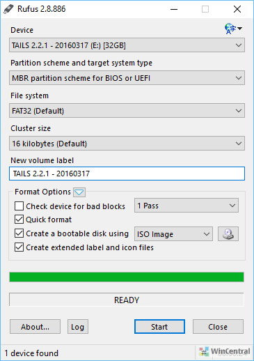 rufus Windows 10 Bootable USB Drive